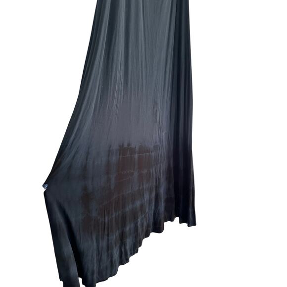 SewRed - Maxi Mermaid Tie Dyed Grayish Blue/ Black Skirt - XL - Picture 2 of 11